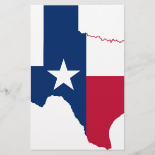 Flaggenkarte Texas