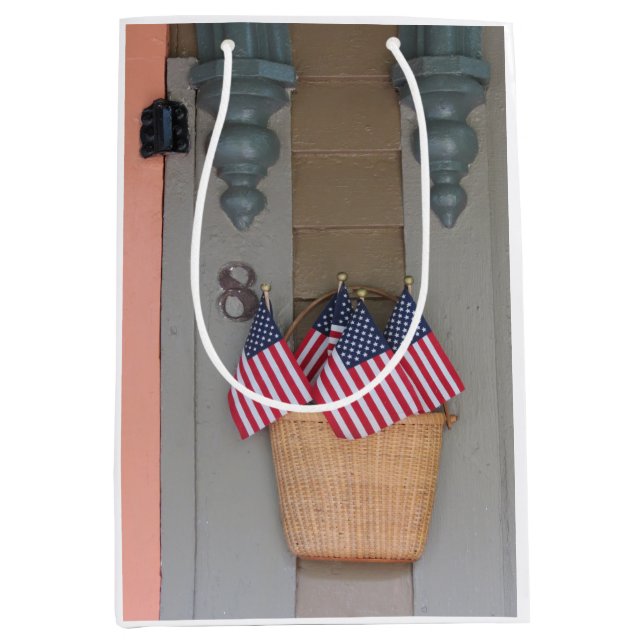 Flaggenkörbe - Martha's Vineyard Mittlere Geschenktüte (Vorderseite)