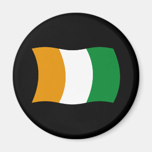 Flaggenmagnet "Cote d'lvoire" (Elfenbeinküste) Magnet