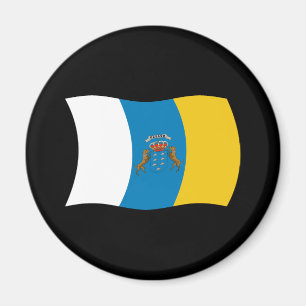 Flaggenmagnet der Kanarischen Inseln Magnet