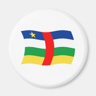 Flaggenmagnet der Zentralafrikanischen Republik Magnet