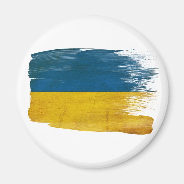 Flaggenmagnete der Ukraine Magnet (Vorne)