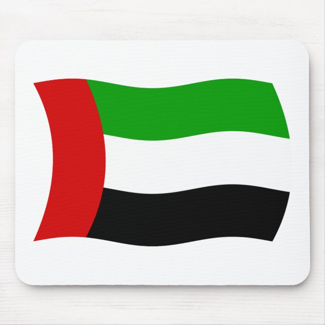 Flaggenmousepad der Vereinigten Arabischen Emirate Mousepad (Vorne)