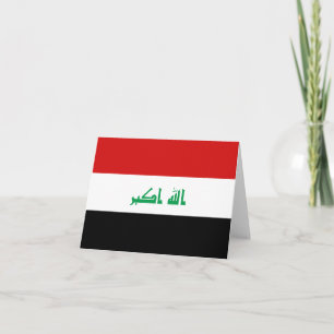 Flaggennotecard Karte