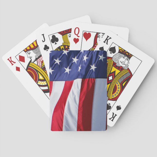 Flaggenplatinen der Staaten Spielkarten (Rückseite)