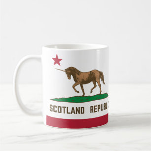 Flaggenschlösser der Republik Schottland Kaffeetasse