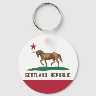 Flaggenschlösser der Republik Schottland Schlüsselanhänger