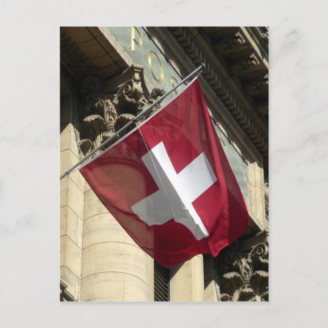 Flaggenschweiz Postkarte (Vorderseite)