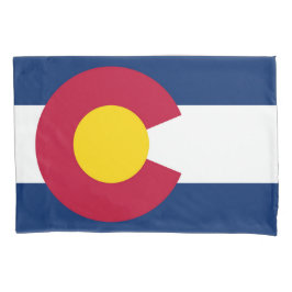 Flaggenstaat Colorado Print Patriota Kissenbezug