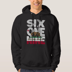 Flaggenstaat der Republik Kalifornien - 619 Bereic Hoodie