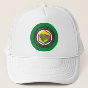 Flaggenstaat des Golf-Kooperationsrates Trucker Ha Truckerkappe