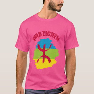 Flaggenstaat Imazighen Berber Kabyle Flag Amazigh  T-Shirt