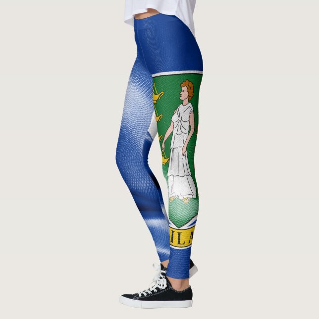 Flaggenstaaten der britischen Jungfrau Leggings (Links)