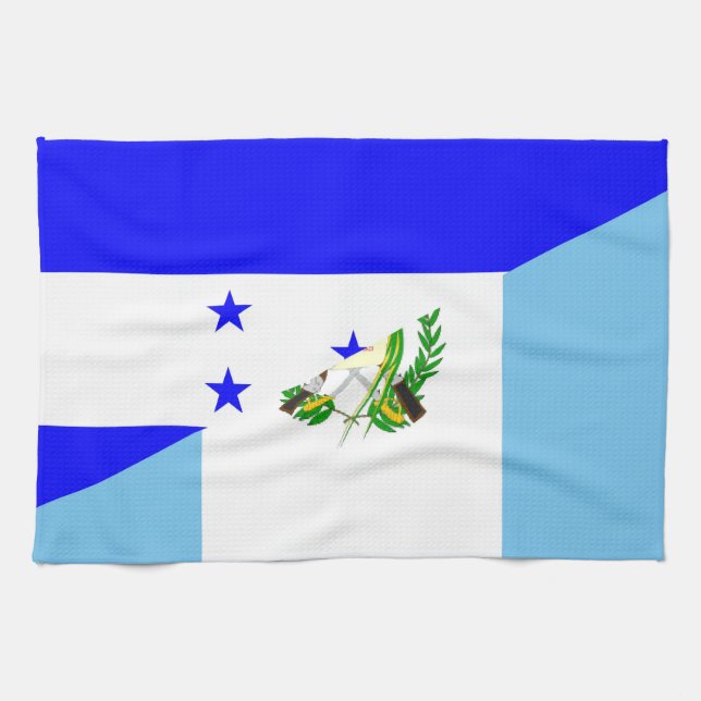 Flaggensymbol Landes Hondurass Guatemala halbes Handtuch (Horizontal)