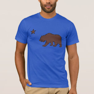 Flaggensymbol-Typt-stück braunen Bären T-Shirt