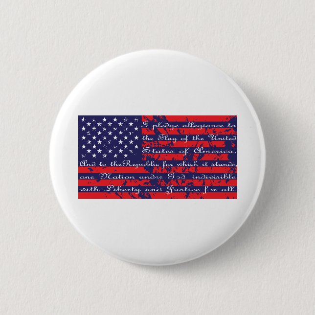 Flaggenverpflichtung Button (Vorderseite)