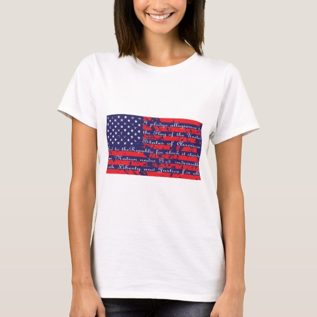 Flaggenverpflichtung T-Shirt (Vorderseite)