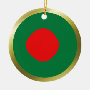 Flaggenverzierung in Bangladesch Keramik Ornament