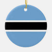 Flaggenverzierung von Botswana