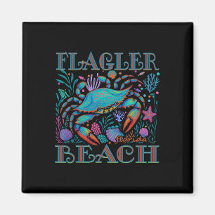Flagler Beach Florida Blaue Krabbe Sommer Strandur Magnet