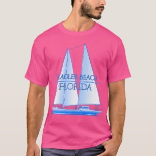 Flagler Beach Florida Küste Nautical Sailing Sai T-Shirt