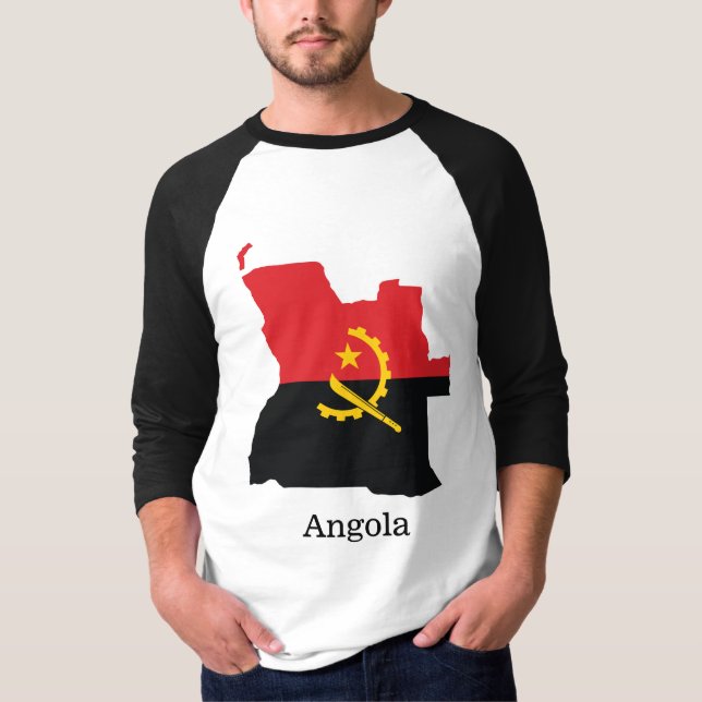 Flags and countries Angola T-Shirt (Vorderseite)