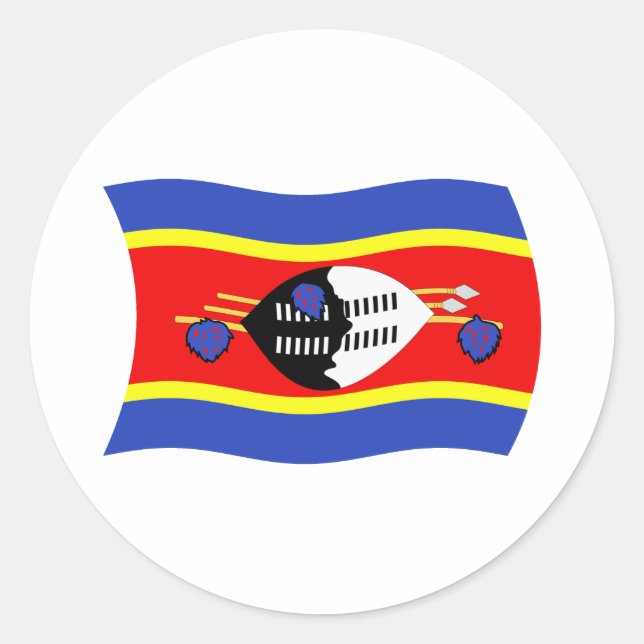 Flags-Aufkleber Runder Aufkleber (Vorderseite)