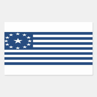 Flags-Aufkleber speichern Rechteckiger Aufkleber