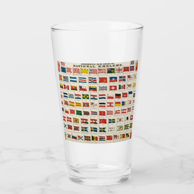 Flags of the world glas (Vorderseite)