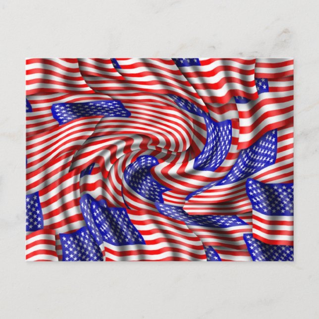 Flags Postkarte (Vorderseite)