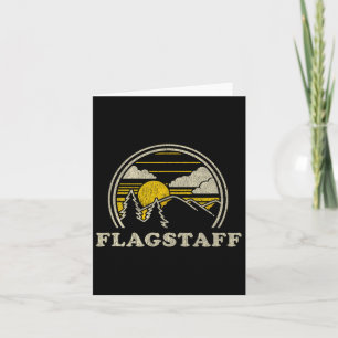 Flagstaff Arizona Az T Shirt Vintages Wandern Karte
