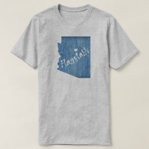Flagstaff Arizona Holzmaserung T-Shirt