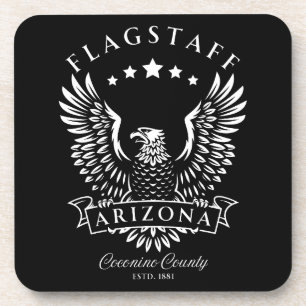 Flagstaff Coconino Landkreis Arizona Vintager Adle Getränkeuntersetzer