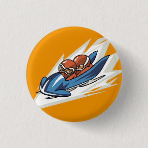 Flair für Wintersportler Button