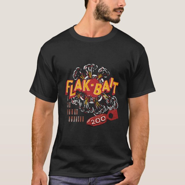 Flak-Bait Min B-26 Marauder Ww2 Nose Flak Bait T-Shirt (Vorderseite)
