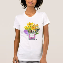 Flakon Pure spring blossom mit Frühlingsblumen T-Shirt