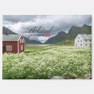 Flakstad auf den Lofoten Magnet