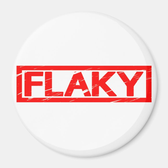 Flaky Briefmarke Magnet (Vorne)