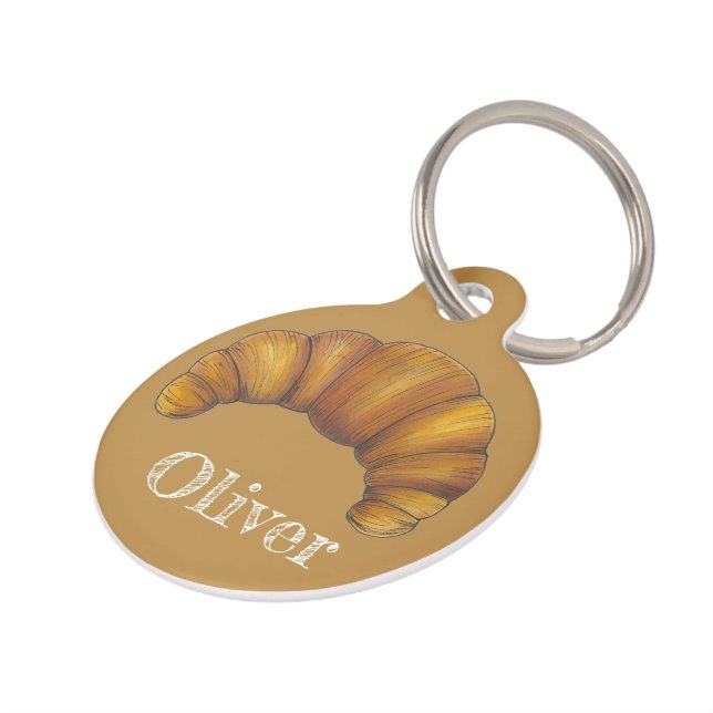 Flaky Buttery French Croissant Feinschmecker Pastr Haustiermarke (Seite)