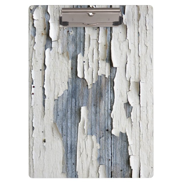 Flaky Paint Clipboard Klemmbrett (Vorderseite)