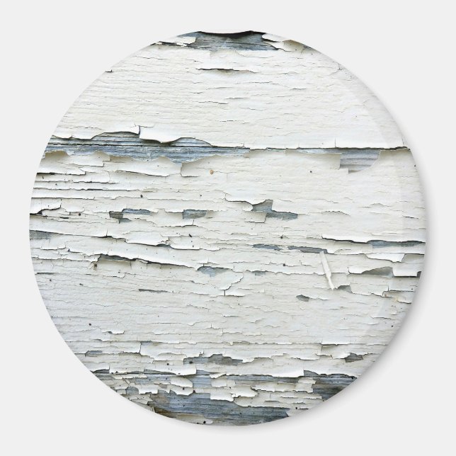 Flaky Paint Large Round Magnet (Vorne)