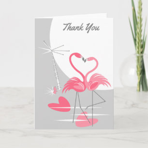 Flamant rose Amour Grande Lune Merci