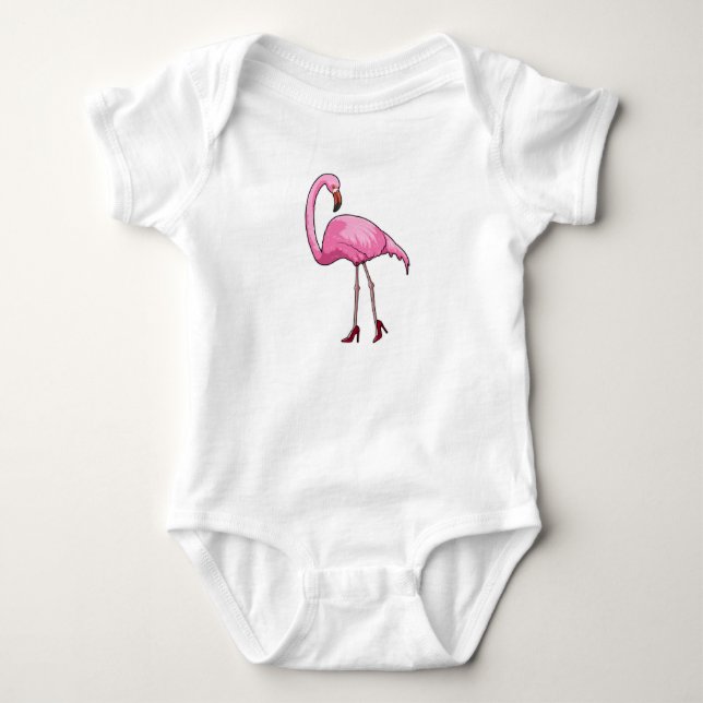 Flamant rose aux talons hauts (Devant)