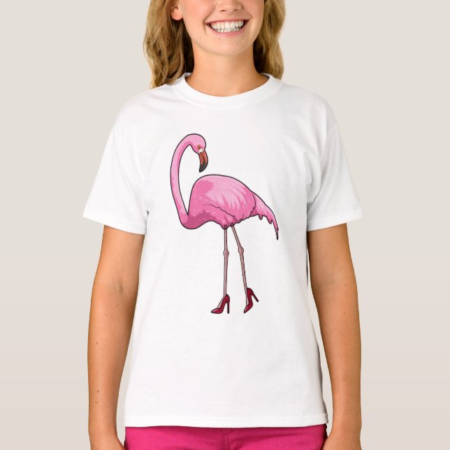 Flamant rose avec talons hauts (Devant)