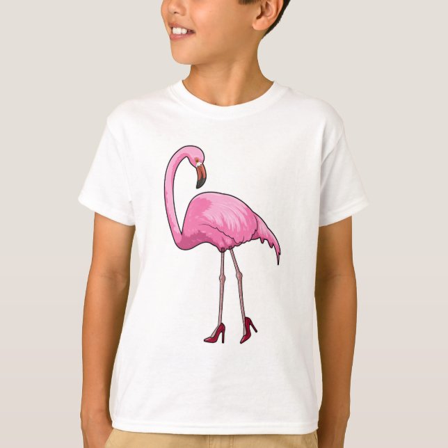 Flamant rose avec talons hauts (Devant)