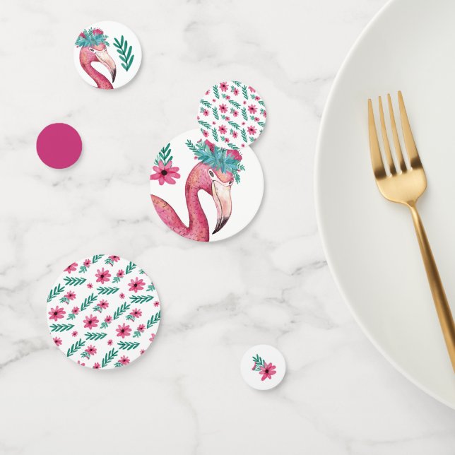 Flamant rose Confetti (Groupe)