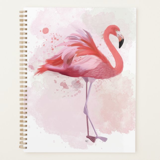 Flamant rose de bouffée (Devant)