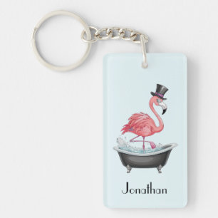 Flamant rose de dessin personnalisé