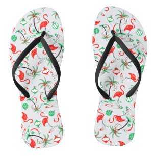Flamant rose de Noël rouge Flacons à tongs multipl