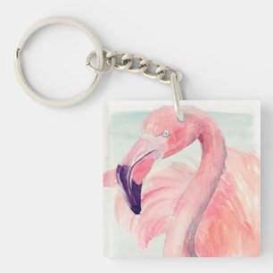 Flamant rose en pastel